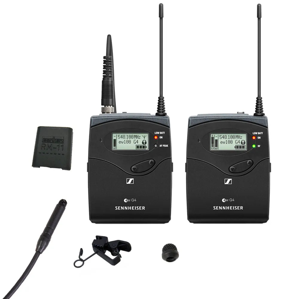 Sennheiser G3/G4 zenderset + Sanken COS 11D